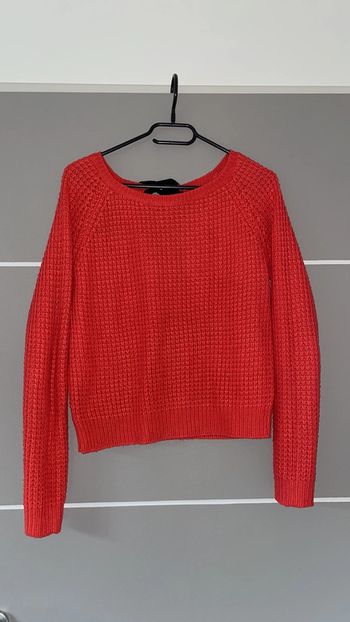 Pull en laine orange