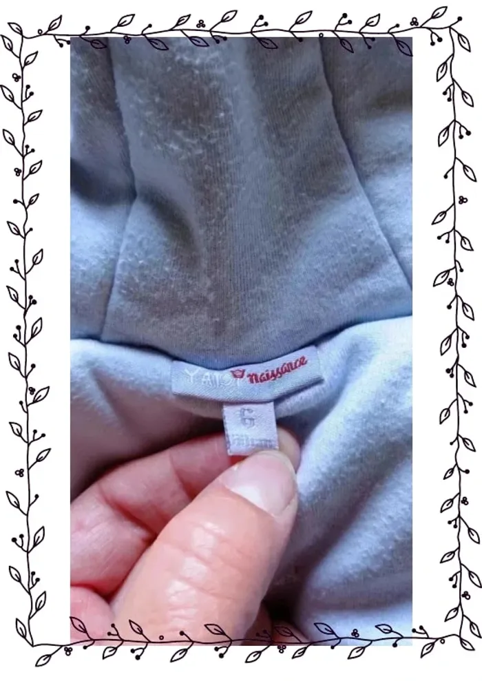 🦁Gilet zippé avec capuche, Yatsi, 6 mois - photo numéro 2