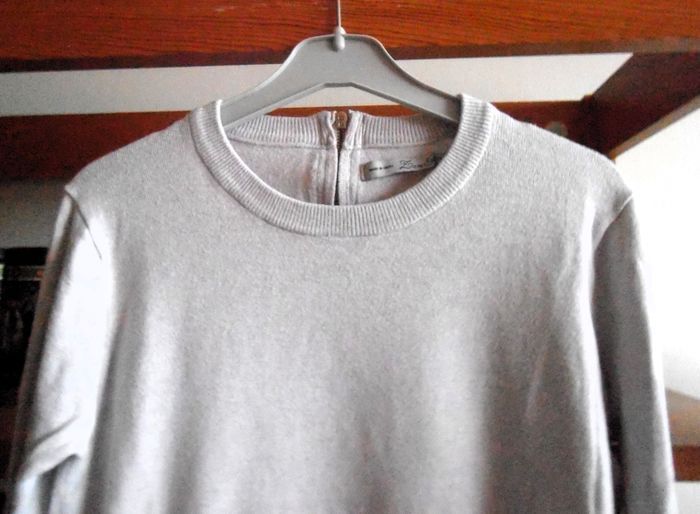 Sweat femme, blanc crème, Zara, taille S 36 - photo numéro 3