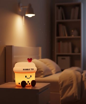 Veilleuse Bubble Tea qui llumine Votre Nuit