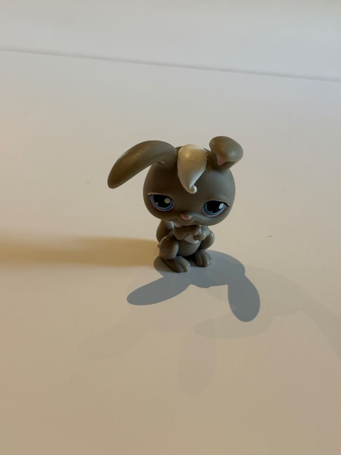 Jouet Pet Shop lapin gris