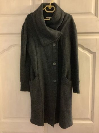 Manteau long gris