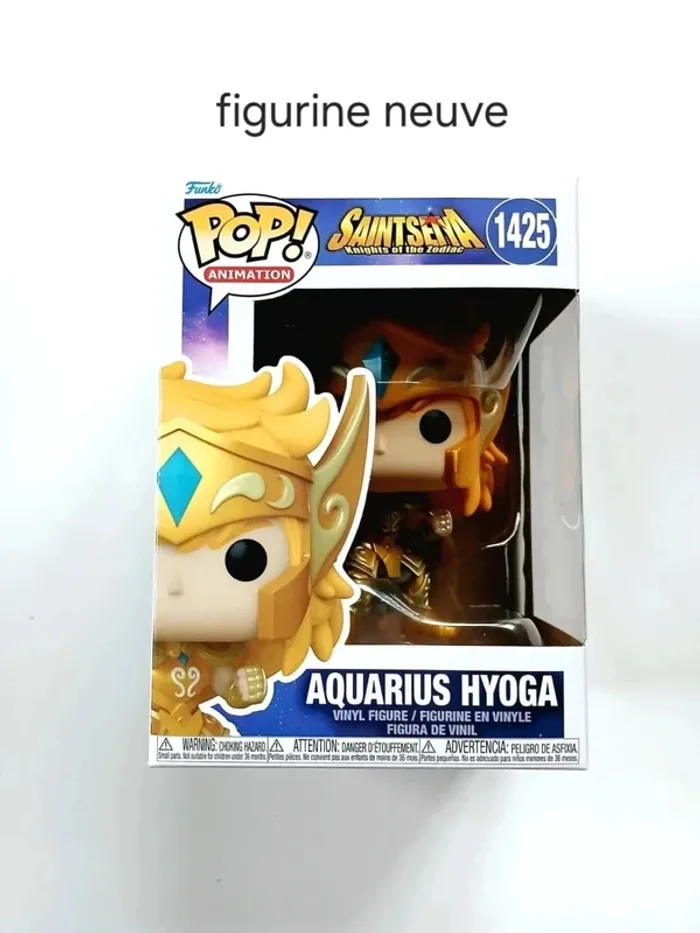 Figurine Funko Pop Animation Saint Seiya Gold Aquarius Hyoga 1425