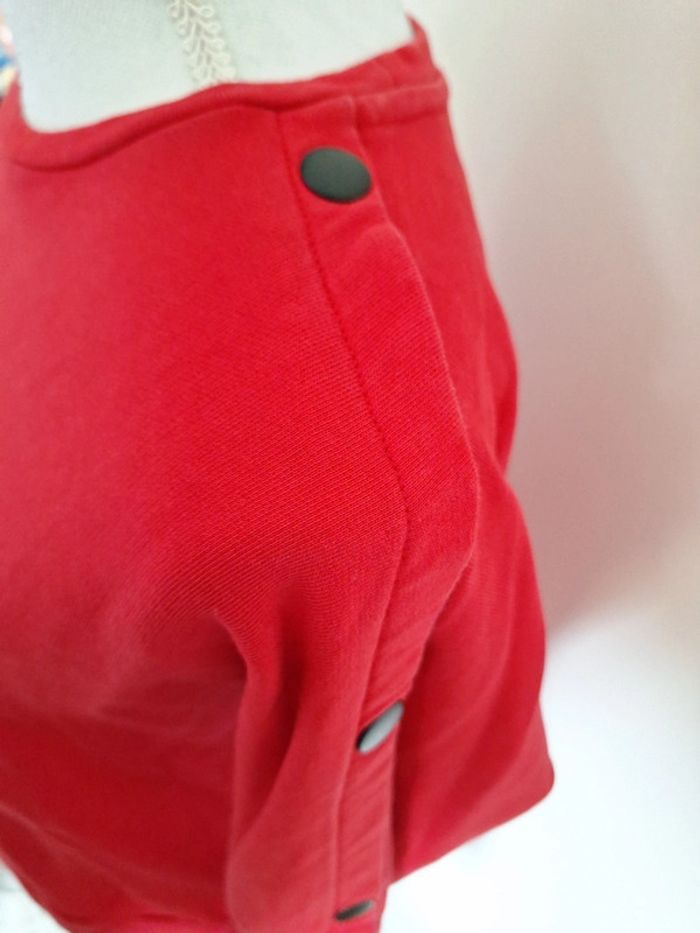 Sweat M (18ans) kiabi rouge #F38M-094 - photo numéro 4