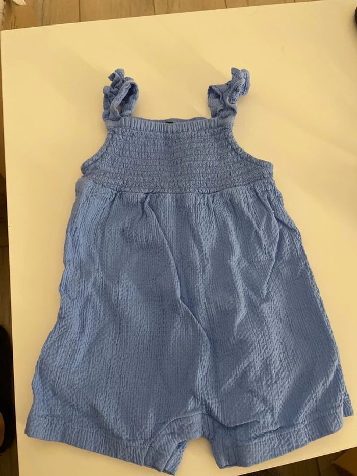 Combishort 12 mois bleu