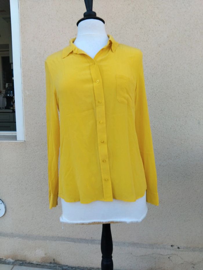 Chemise Caroll t42 100% soie - photo numéro 4