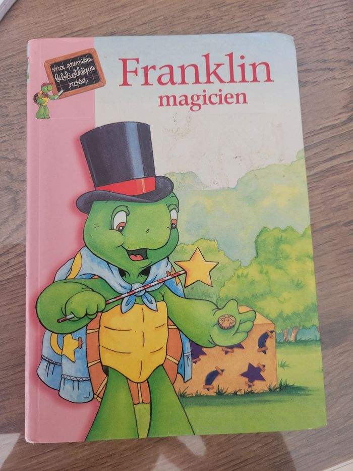 Livre enfant bibliothèque rose franklin