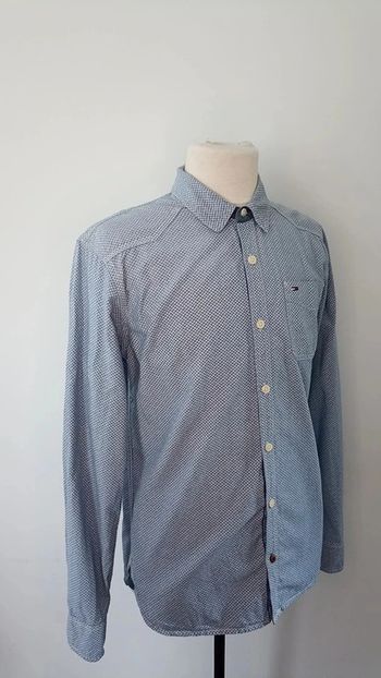 Chemise Hilfiger Denim bleu clair taille M