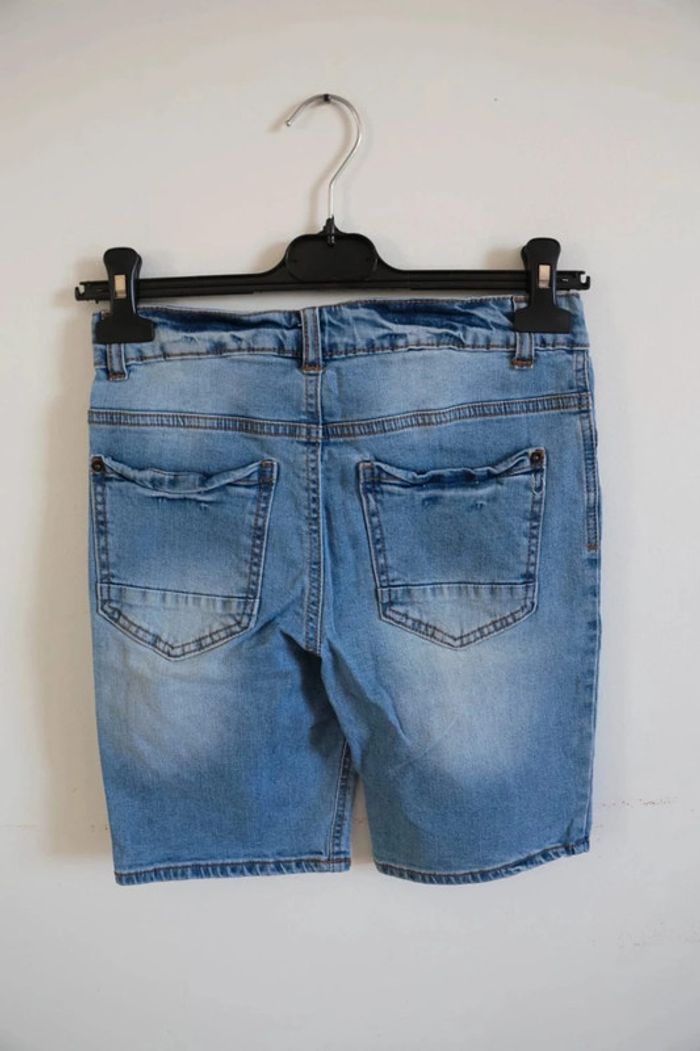 C55 short jeans bleu kiabi 12 ans - photo numéro 2