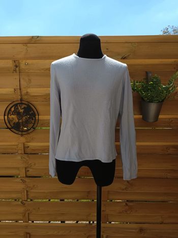 Pull bleu ciel taille S Camaïeu