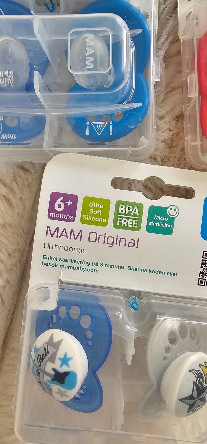 Lot de 6 sucettes Mam Original 6 mois + - photo numéro 7