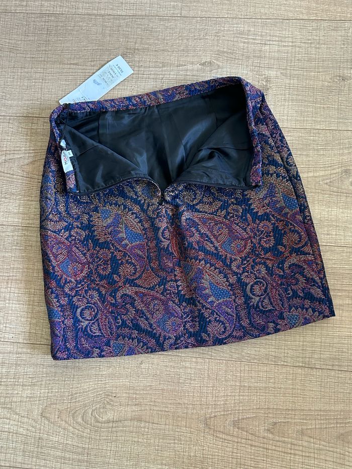 Jupe imprimée pailletée neuve Morgan taille 34 (valeur 55€) - photo numéro 8