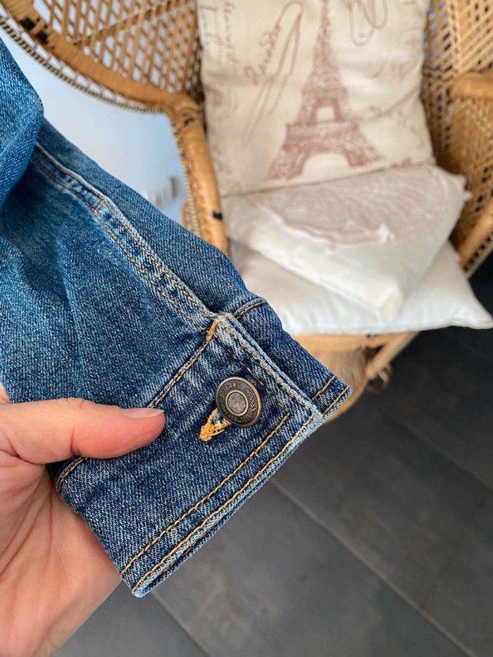 Blouson veste en jeans Jennyfer bleue taille XS / S - photo numéro 6