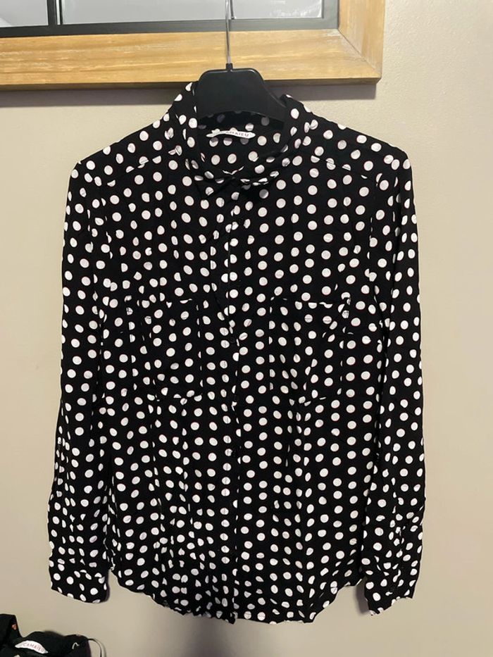 Chemise à pois