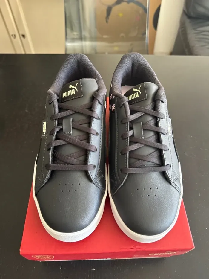 Baskets Puma Jada Summer PS – noires à fleurs – neuves T.35 - photo numéro 5