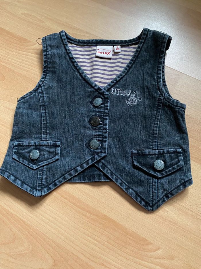 Gilet / veste en jeans « Urban » Influx Taille 2 ans