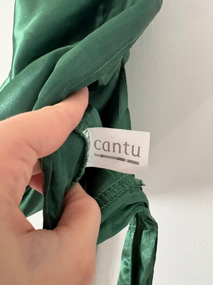 Bonnet en satin pour cheveux bouclés - photo numéro 2