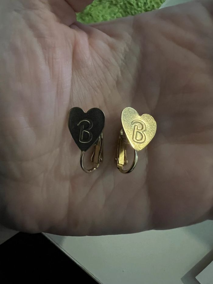 Boucle d ´oreille barbie b dore y2k