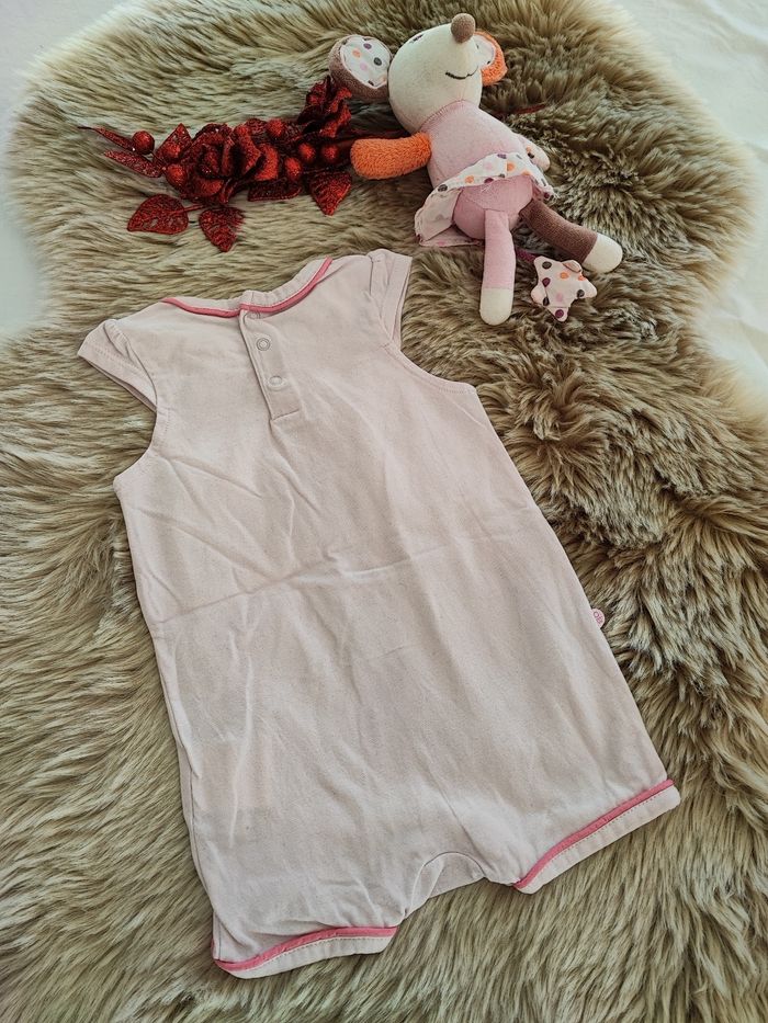 Combinaison été rose obaibi 6 mois - photo numéro 2