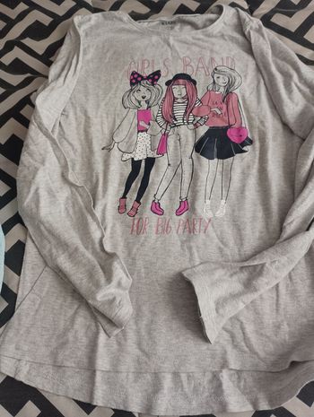 Pull a manches longues gris 