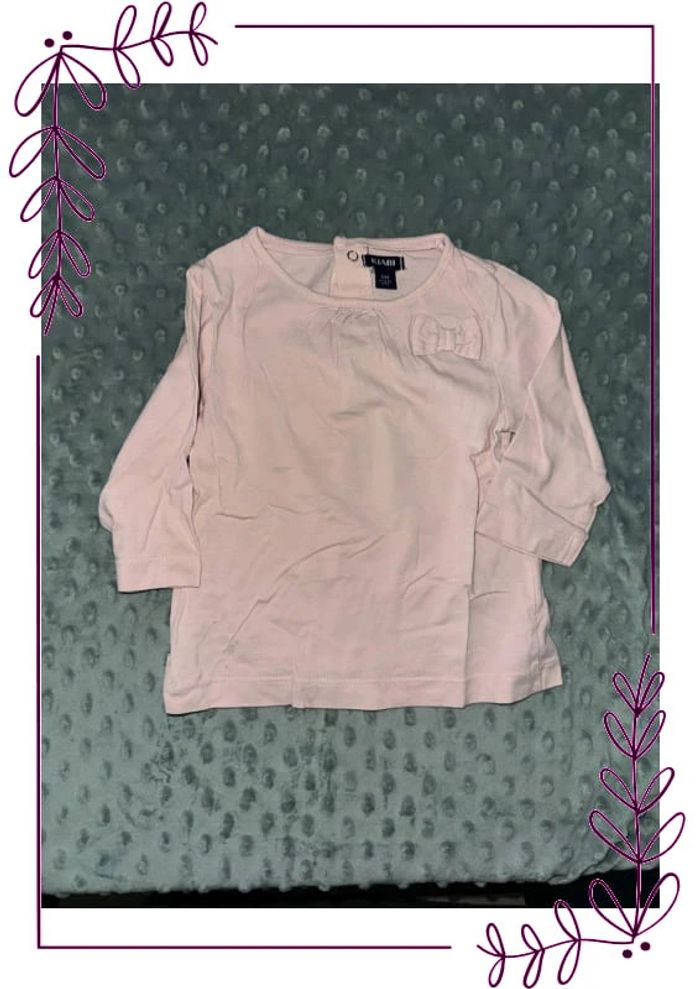 T-shirt à manches longue 12 mois