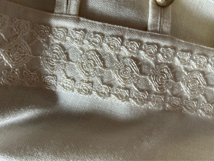 🌾Tunique en lin artisanale cottagecore bohème chic M&G taille 40 Austrian Trachten Linen tunic🌾 - photo numéro 11