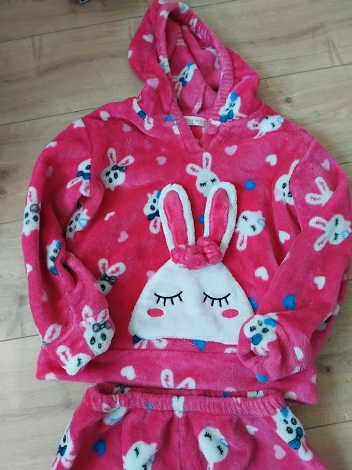 Ensemble pyjama très chaud lapins - photo numéro 2