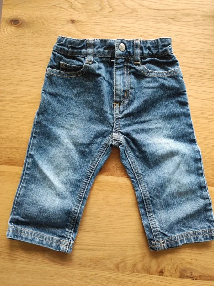 Ensemble t shirt pantalon jean 12 mois garçon - photo numéro 3