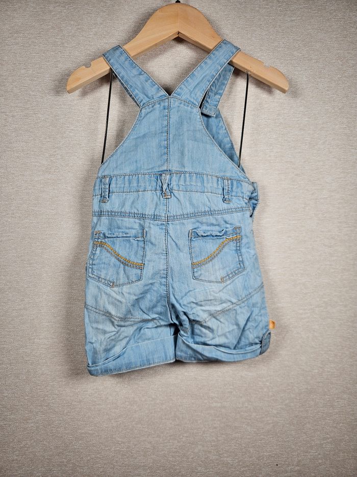 Salopette en jean obaïbi 6 mois 67cm - photo numéro 6