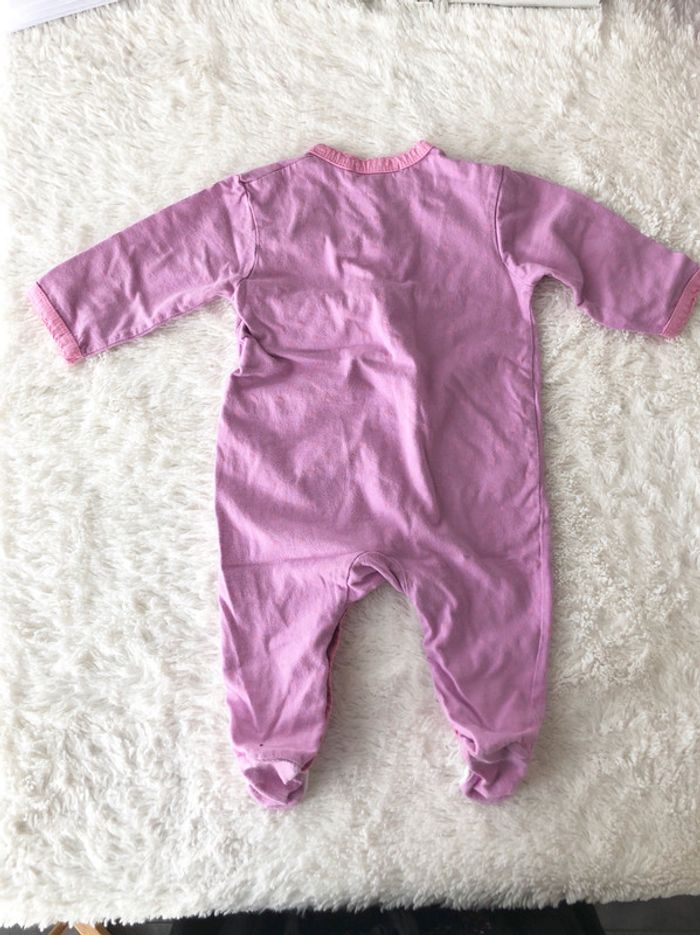 Pyjama dors-bien coton lilas rose 9m - photo numéro 2