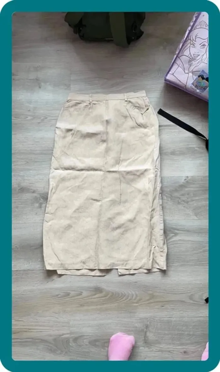 Jupe beige