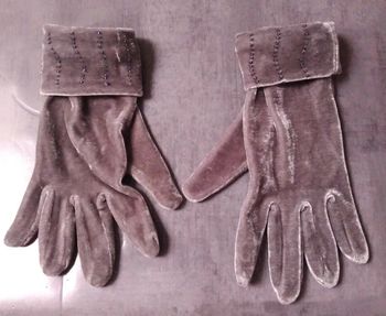 Gants femme velours