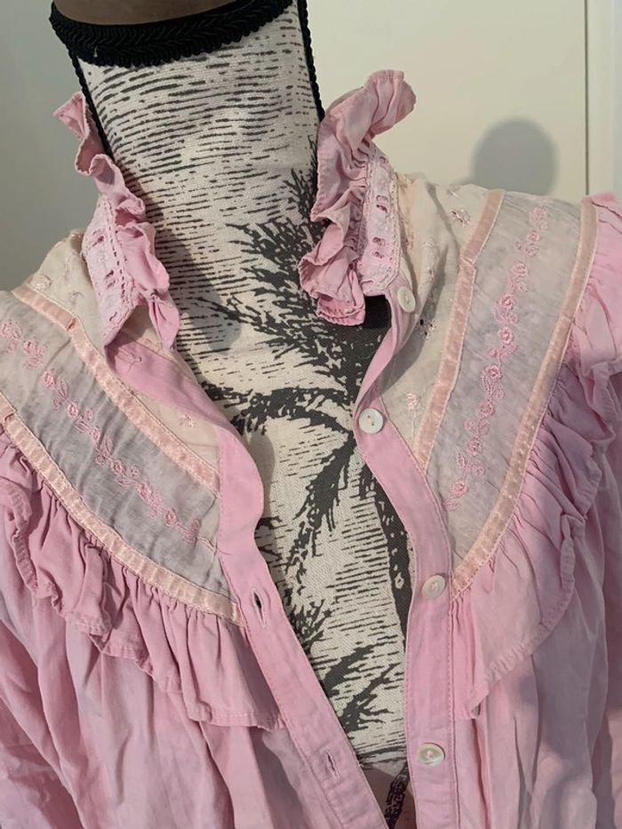 Chemise rose vintage - photo numéro 2