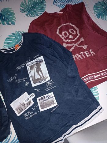 2 tee shirt manche longue