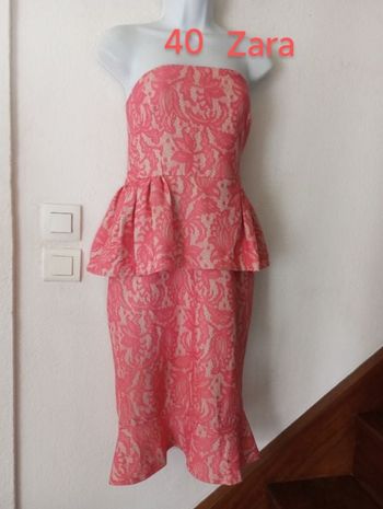 Robe bustier dentelle femme 40