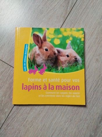 Livre forme et santé pour vos lapins a la maison
