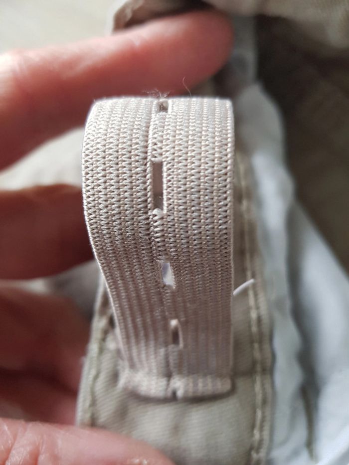 Jeans beige slim - photo numéro 4