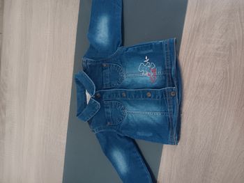 Veste en jean ou poncho