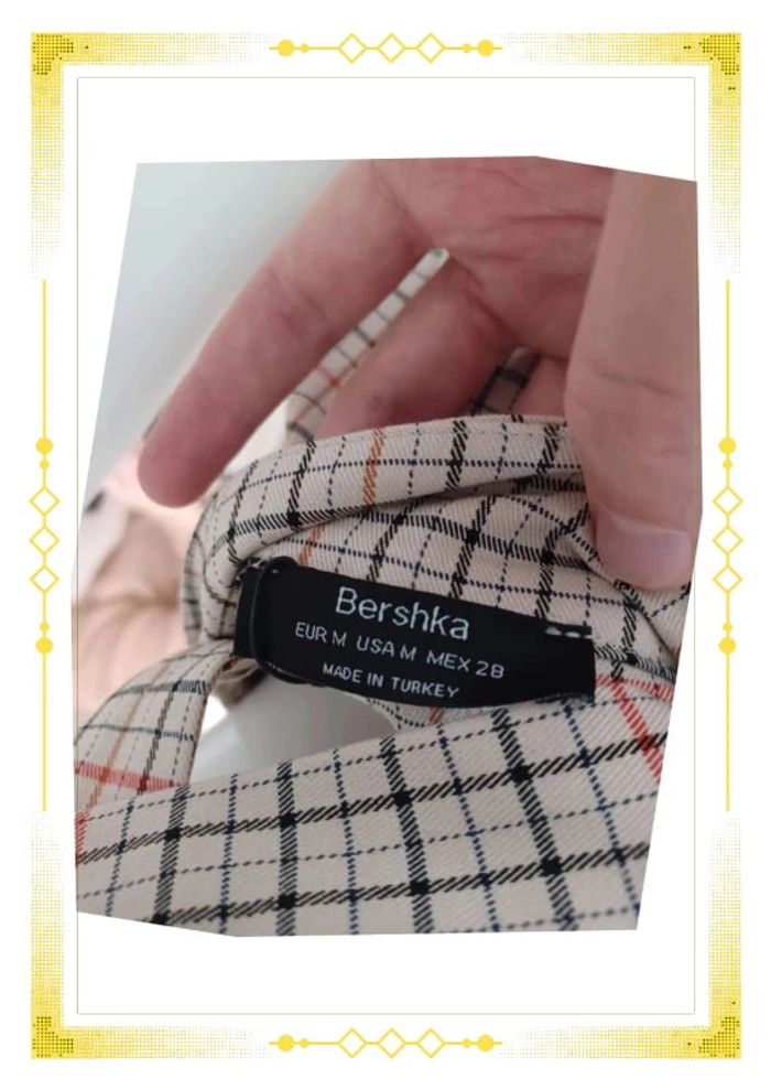 Robe à carreaux Bershka - photo numéro 5