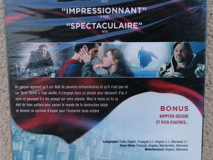 Dvd Man of steel. - photo numéro 3