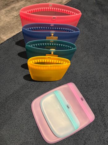 6 Ultimate silicone bag Tupperware neuf