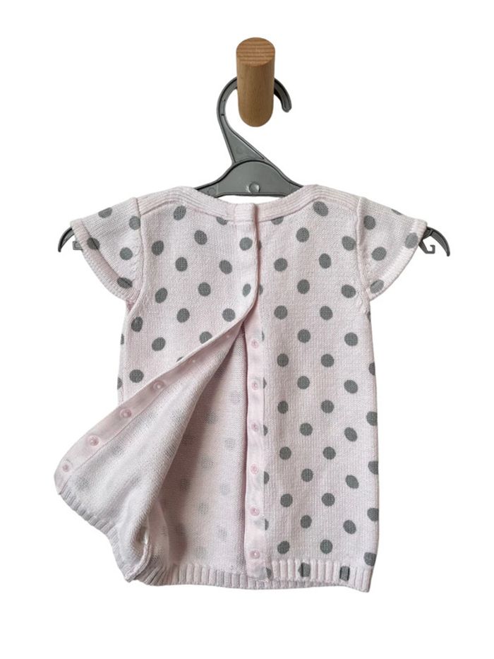 Robe rose pâle à pois gris - Les bébés sont comme ça - 1 mois - photo numéro 3