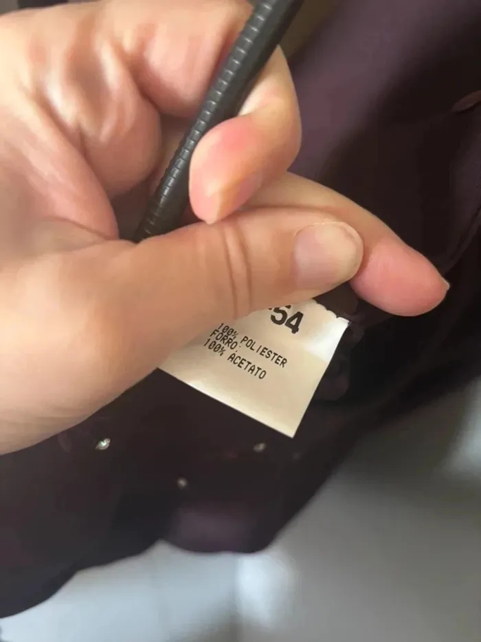 Robe couleur prune aubergine taille 54 - photo numéro 4