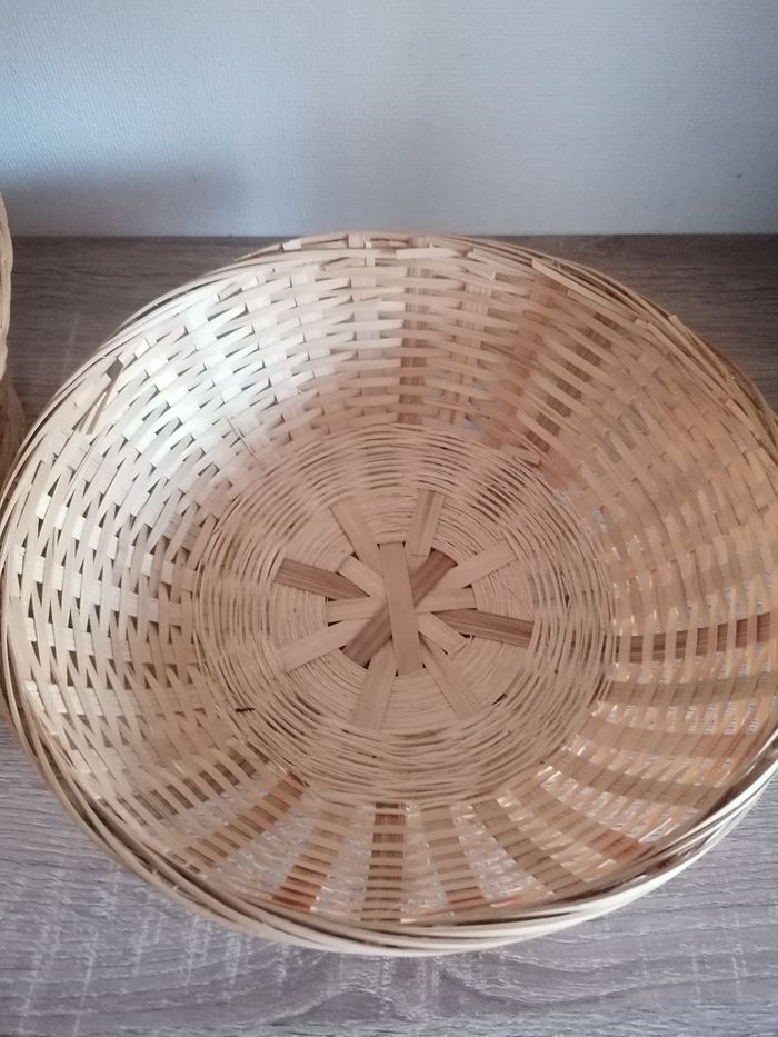 Lot de panières en osier - photo numéro 6