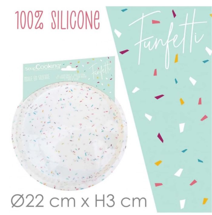 Moule en Silicone blanc Scrap Cooking Funfetti - photo numéro 2