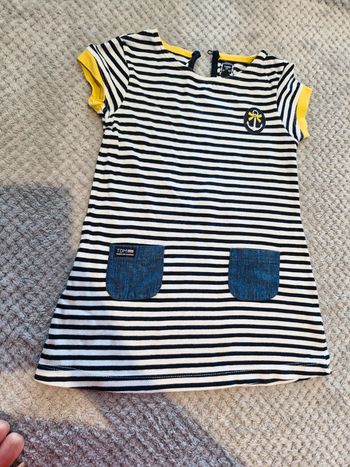 Robe Terre de Marins rayée 3 ans