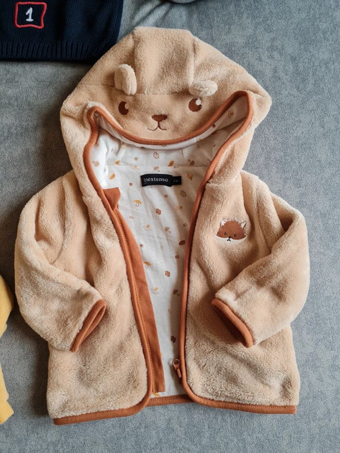 Lot de 2 gilets à capuche 3 mois - photo numéro 2