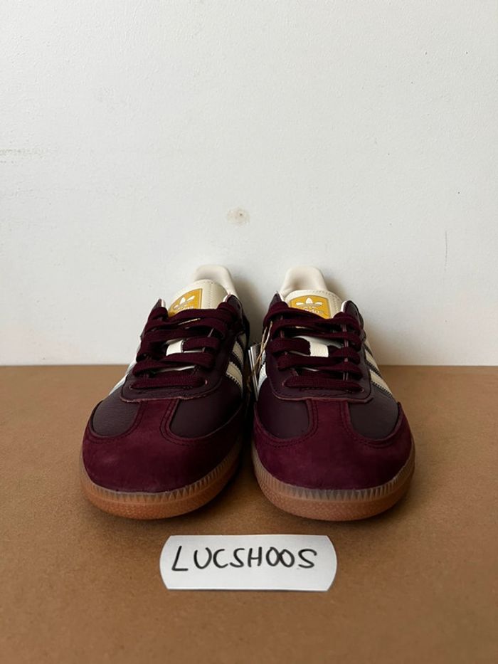 Adidas Samba Maroon Gold Metallic - 38,5 - photo numéro 3