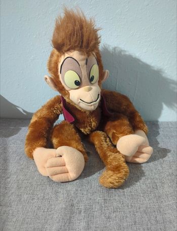 Peluche vintage Abou de Aladdin Disneyland Paris 
