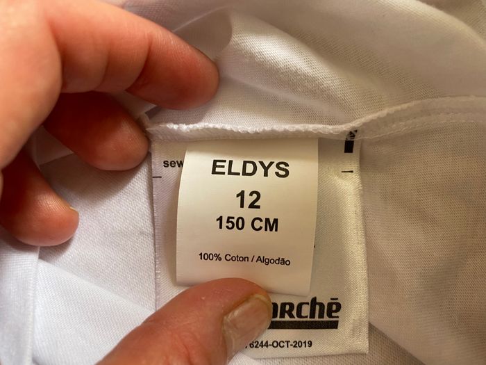 Beau T-shirt blanc MC T. 12 ans/152 cm garçon neuf avec étiquette - photo numéro 6